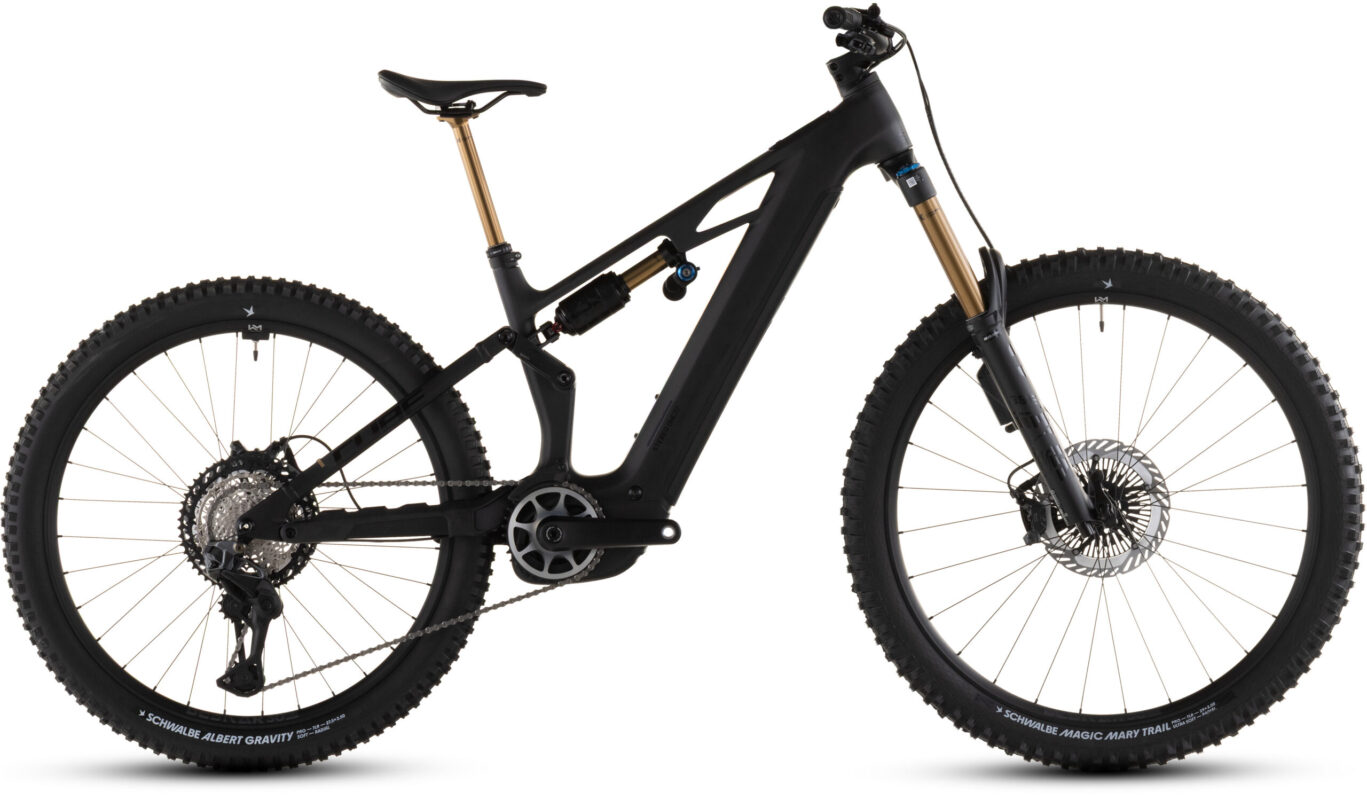 Cube Stereo Hybrid ONE77 HPC AT 800 Wh carbon´n´gold – Bicicleta Eléctrica de montaña 2026