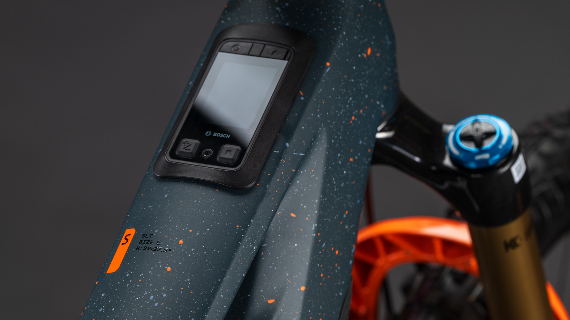 Cube Stereo Hybrid ONE77 HPC SLT 800 Wh galaxy´n´orange – Bicicleta Eléctrica de montaña 2026 ebike.es Gran tienda de bicicletas eléctricas en España 8 Cube Stereo Hybrid ONE77 HPC SLT 800 Wh galaxy´n´orange - Bicicleta Eléctrica de montaña 2026 - Imagen 4