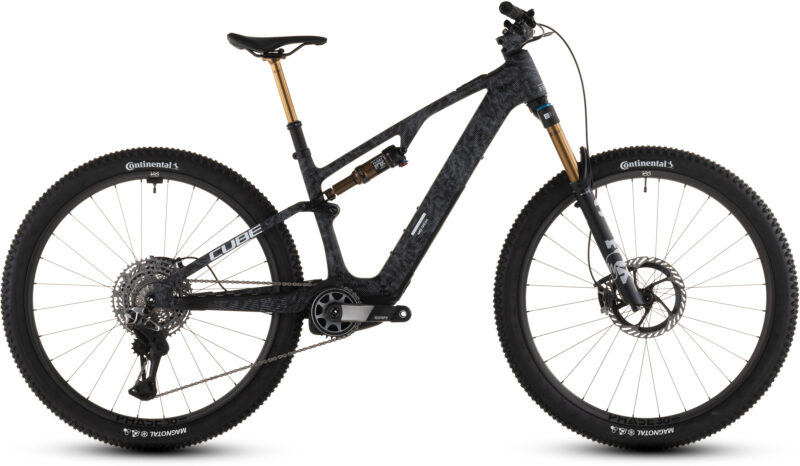 Cube AMS Hybrid ONE44 C:68X SLT 400X matrixblack´n´white - Bicicleta Eléctrica de montaña 2026