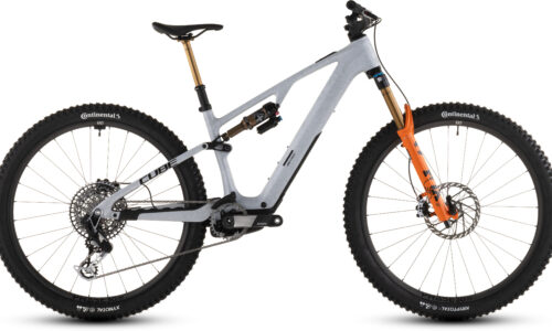 Cube AMS Hybrid ONE44 C:68X SUPER TM 400X foggrey´n´fibre - Bicicleta Eléctrica de montaña 2026