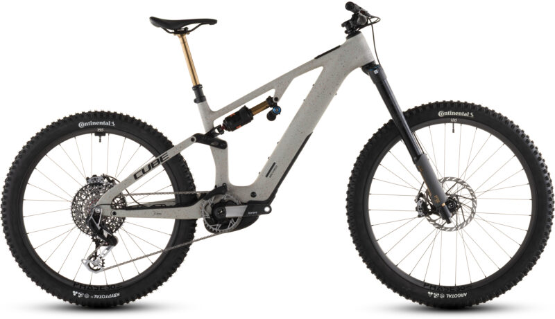 Cube AMS Hybrid ONE77 C:62 SUPER TM 600 WhX reedbeigegrit´n´orange - Bicicleta Eléctrica de montaña 2026