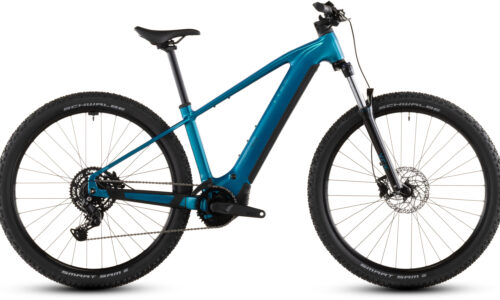 Cube Reaction Hybrid Performance 600 Wh electricblue´n´dazzle - Bicicleta Eléctrica de montaña 2026 Barra alta