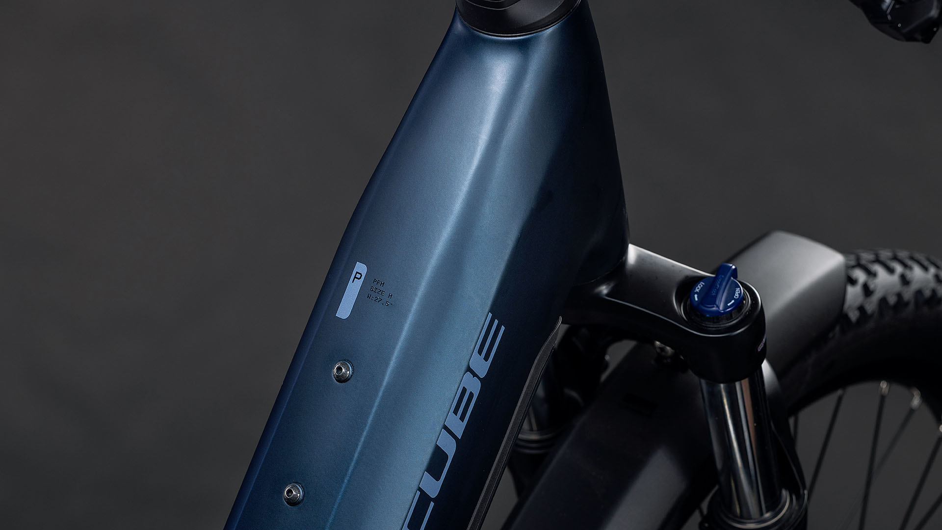 Cube Reaction Hybrid Performance 600 Wh FE indigoblue´n´reflex – Bicicleta Eléctrica de montaña 2026 Cuadro abierto ebike.es Gran tienda de bicicletas eléctricas en España 7 Cube Reaction Hybrid Performance 600 Wh FE indigoblue´n´reflex - Bicicleta Eléctrica de montaña 2026 Cuadro abierto - Imagen 3