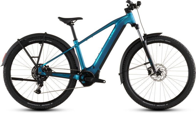 Cube Reaction Hybrid Performance 600 Wh FE electricblue´n´dazzle - Bicicleta Eléctrica de montaña 2026 Barra alta