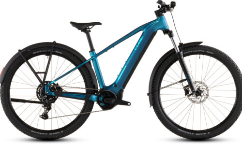 Cube Reaction Hybrid Performance 600 Wh FE electricblue´n´dazzle - Bicicleta Eléctrica de montaña 2026 Barra alta