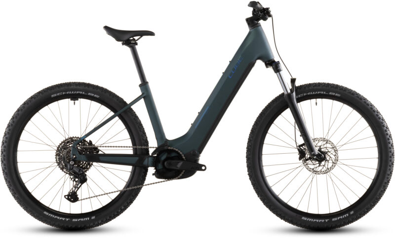 Cube Reaction Hybrid ONE 600 Wh royalgreen´n´prism - Bicicleta Eléctrica de montaña 2026 Cuadro abierto