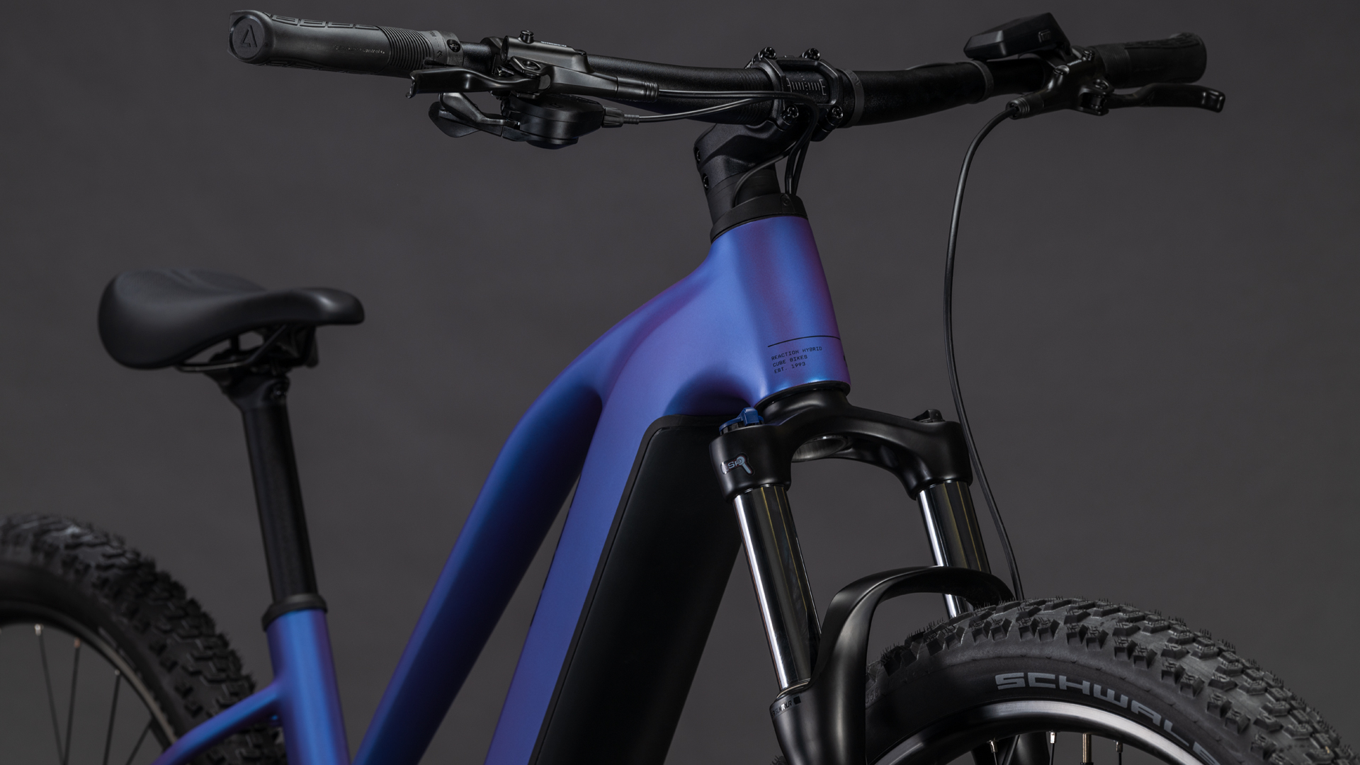 Cube Reaction Hybrid ONE 600 Wh blueiris´n´reflect – Bicicleta Eléctrica de montaña 2026 Cuadro semiabierto ebike.es Gran tienda de bicicletas eléctricas en España 10 Cube Reaction Hybrid ONE 600 Wh blueiris´n´reflect - Bicicleta Eléctrica de montaña 2026 Cuadro semiabierto - Imagen 8