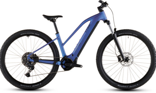 Cube Reaction Hybrid ONE 600 Wh blueiris´n´reflect - Bicicleta Eléctrica de montaña 2026 Cuadro semiabierto