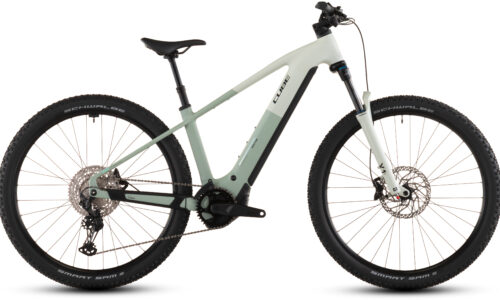 Cube Reaction Hybrid Pro 800 Wh desertstone´n´driedherbs - Bicicleta Eléctrica de montaña 2026 Barra alta