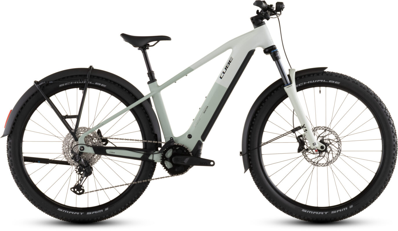 Cube Reaction Hybrid Pro 800 Wh FE desertstone´n´driedherbs – Bicicleta Eléctrica de montaña 2026 Barra alta