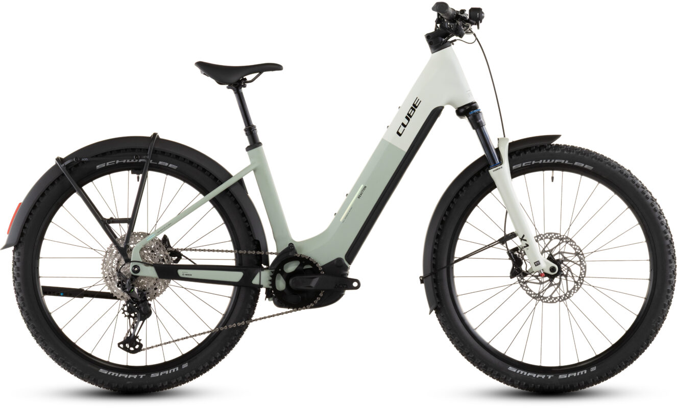 Cube Reaction Hybrid Pro 800 Wh FE desertstone´n´driedherbs – Bicicleta Eléctrica de montaña 2026 Cuadro abierto