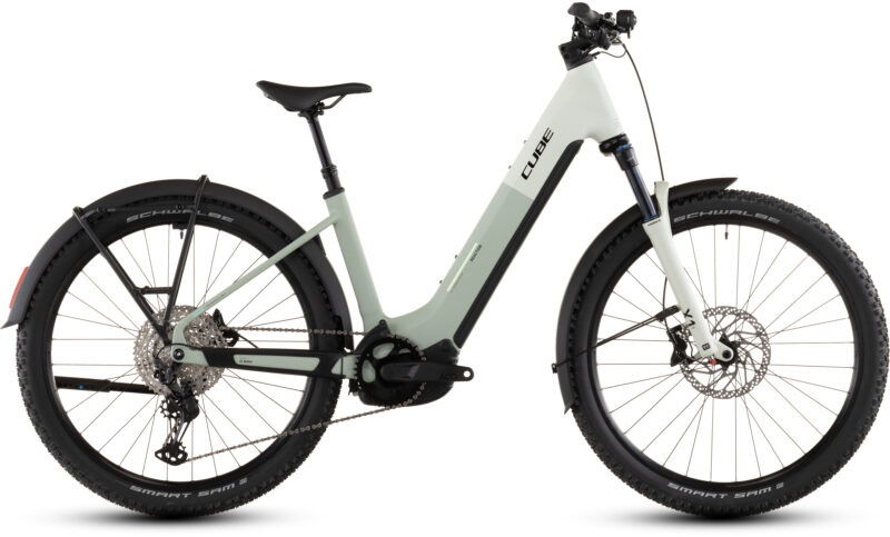 Cube Reaction Hybrid Pro 800 Wh FE desertstone´n´driedherbs - Bicicleta Eléctrica de montaña 2026 Cuadro abierto