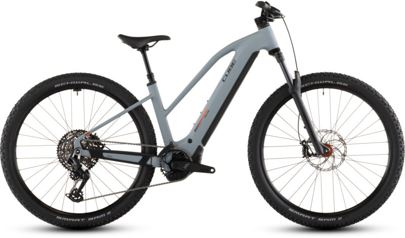 Cube Reaction Hybrid Race 800 Wh vulcan´n´orange - Bicicleta Eléctrica de montaña 2026 Cuadro semiabierto