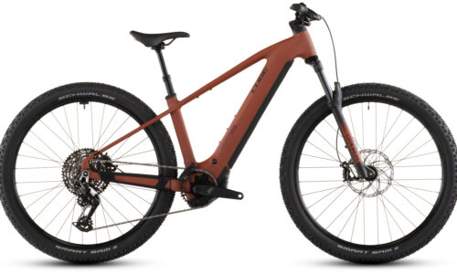 Cube Reaction Hybrid Race 800 Wh amber´n´black - Bicicleta Eléctrica de montaña 2026 Barra alta