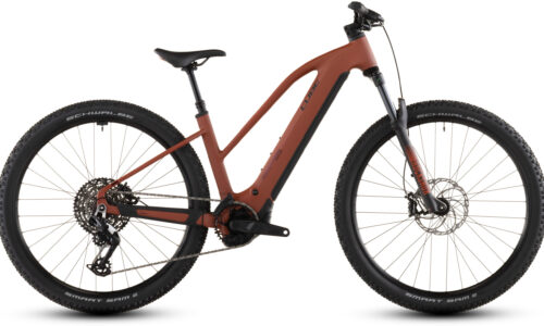 Cube Reaction Hybrid Race 800 Wh amber´n´black - Bicicleta Eléctrica de montaña 2026 Cuadro semiabierto