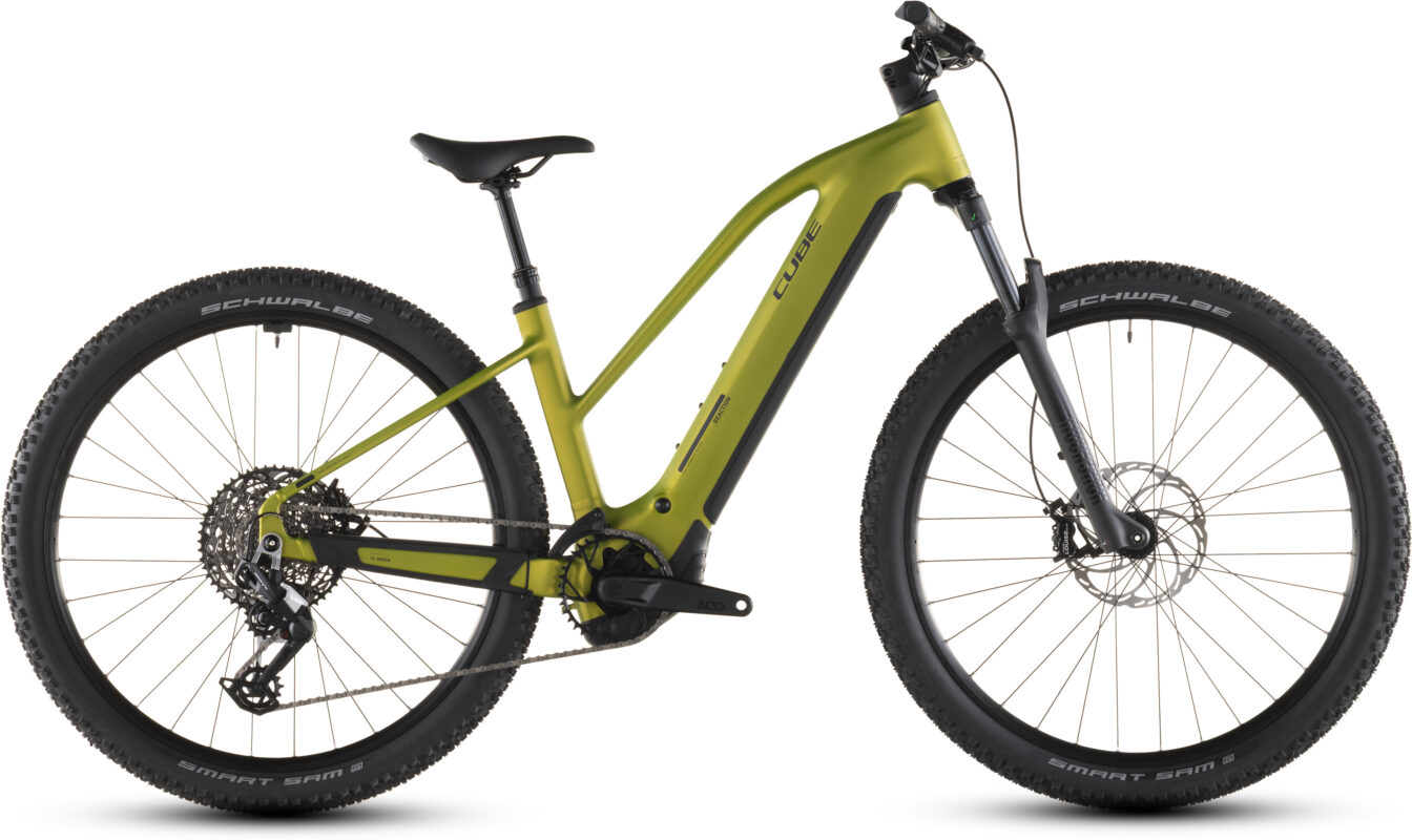 Cube Reaction Hybrid Race 800 Wh lizard´n´black – Bicicleta Eléctrica de montaña 2026 Cuadro semiabierto