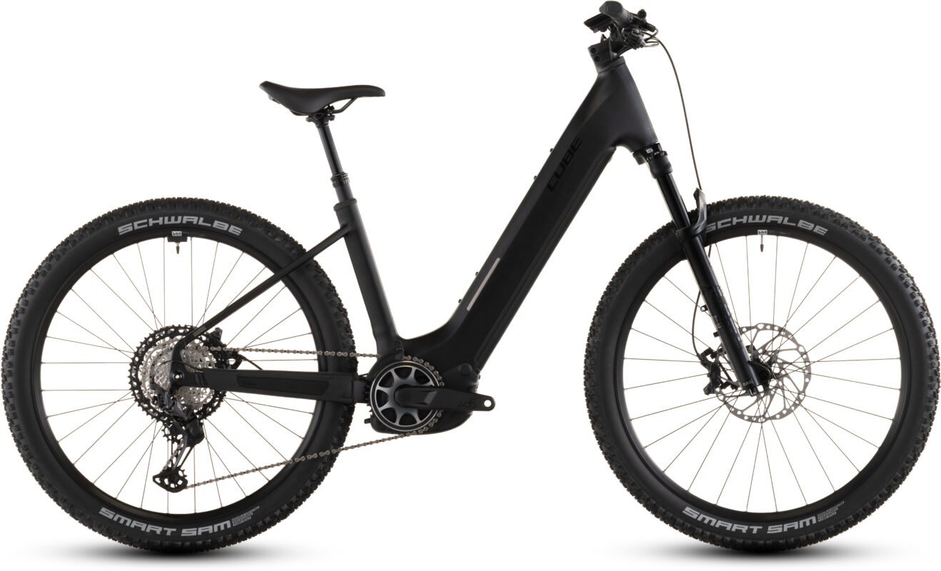 Cube Reaction Hybrid SLX 800 Wh silverdust´n´chrome – Bicicleta Eléctrica de montaña 2026 Cuadro abierto