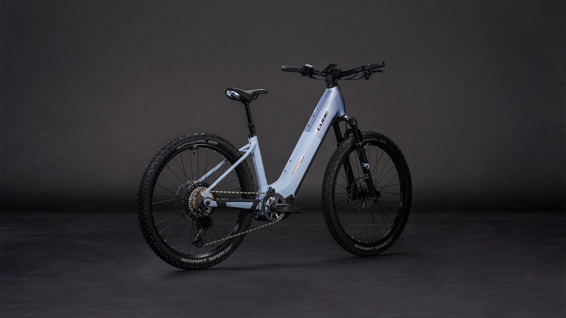 Cube Reaction Hybrid SLX 800 Wh gauzegrey´n´iceblue – Bicicleta Eléctrica de montaña 2026 Cuadro abierto ebike.es Gran tienda de bicicletas eléctricas en España 4 Cube Reaction Hybrid SLX 800 Wh gauzegrey´n´iceblue - Bicicleta Eléctrica de montaña 2026 Cuadro abierto - Imagen 2