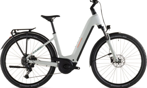 Cube Nuride Hybrid Performance 600 Wh desertstone´n´grey - Bicicleta Eléctrica Trekking 2026 Cuadro abierto