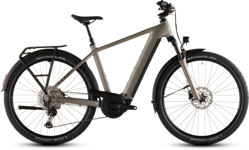 Cube Nuride Hybrid Pro 800 Wh flashstone´n´chrome - Bicicleta Eléctrica Trekking 2026 Barra alta