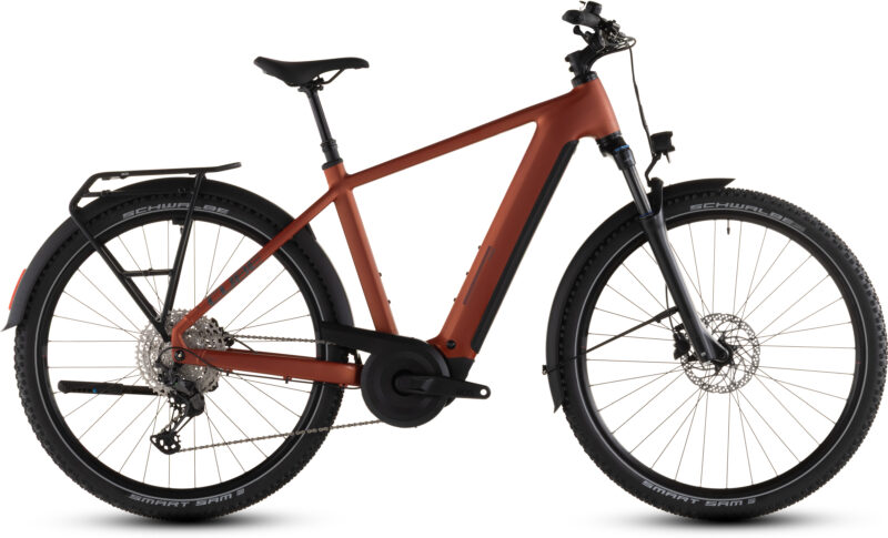 Cube Nuride Hybrid Pro 800 Wh chilli´n´black - Bicicleta Eléctrica Trekking 2026 Barra alta