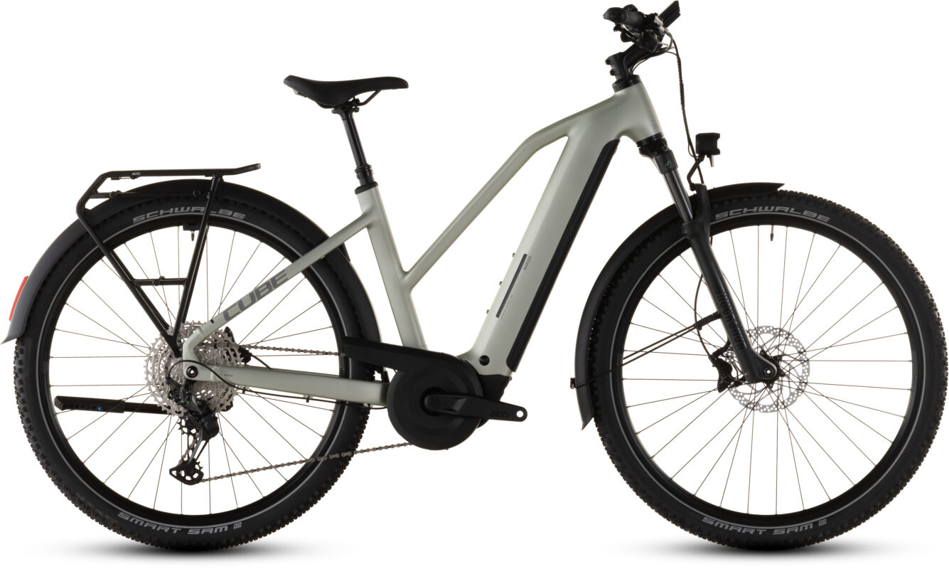 Cube Nuride Hybrid EXC 800 Wh lemongrass´n´reflex – Bicicleta Eléctrica Trekking 2026 Cuadro semiabierto