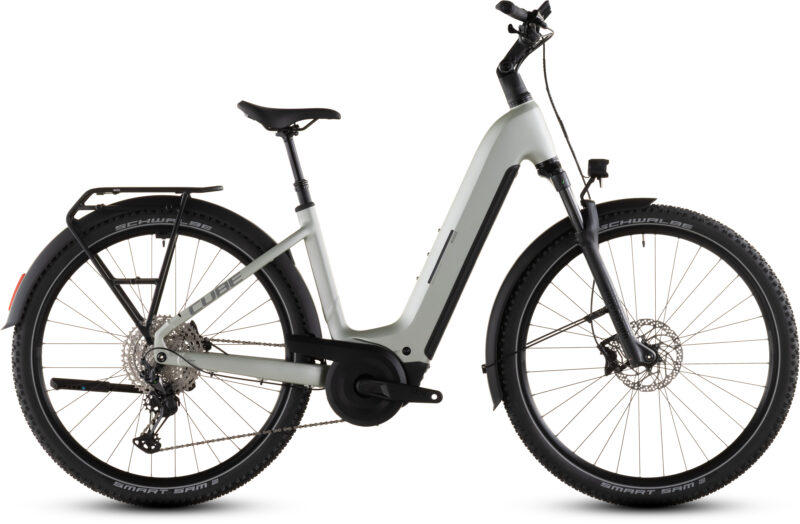 Cube Nuride Hybrid EXC 800 Wh lemongrass´n´reflex - Bicicleta Eléctrica Trekking 2026 Cuadro abierto