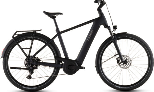 Cube Touring Hybrid ONE 600 Wh coal´n´chrome - Bicicleta Eléctrica Trekking 2026 Barra alta