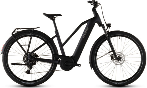 Cube Touring Hybrid ONE 600 Wh coal´n´chrome - Bicicleta Eléctrica Trekking 2026 Cuadro semiabierto