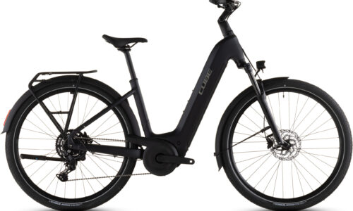 Cube Touring Hybrid ONE 600 Wh coal´n´chrome - Bicicleta Eléctrica Trekking 2026 Cuadro abierto