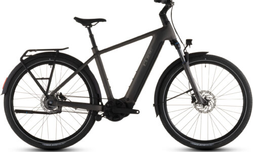 Cube Touring Hybrid Comfort SLX 800 Wh charcoal´n´chrome - Bicicleta Eléctrica Trekking 2026 Barra alta