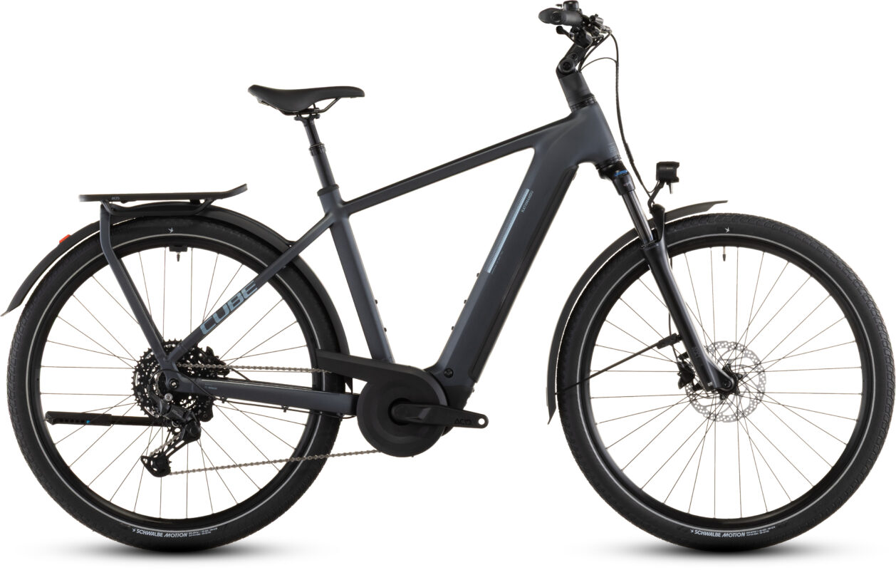 Cube Kathmandu Hybrid ONE 800 Wh metallicgrey´n´grey – Bicicleta Eléctrica Trekking 2026 Barra alta