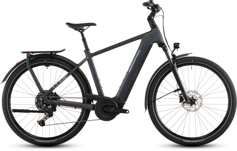 Cube Kathmandu Hybrid ONE 800 Wh metallicgrey´n´grey - Bicicleta Eléctrica Trekking 2026 Barra alta