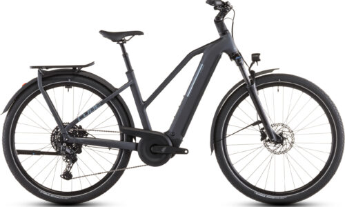 Cube Kathmandu Hybrid ONE 800 Wh metallicgrey´n´grey - Bicicleta Eléctrica Trekking 2026 Cuadro semiabierto