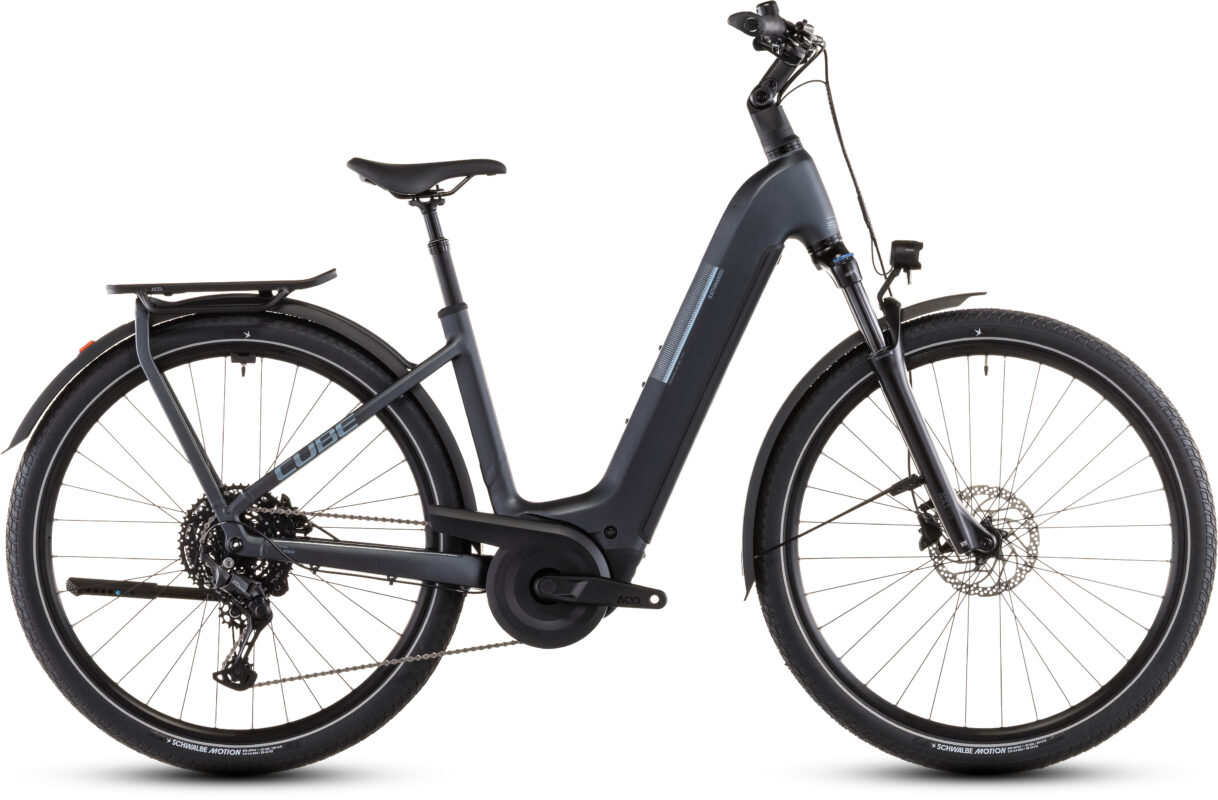 Cube Kathmandu Hybrid ONE 800 Wh metallicgrey´n´grey – Bicicleta Eléctrica Trekking 2026 Cuadro abierto