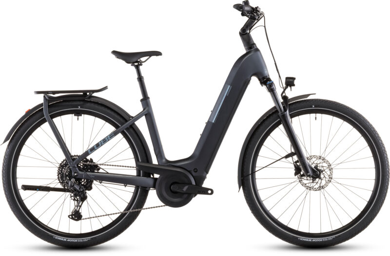 Cube Kathmandu Hybrid ONE 800 Wh metallicgrey´n´grey - Bicicleta Eléctrica Trekking 2026 Cuadro abierto