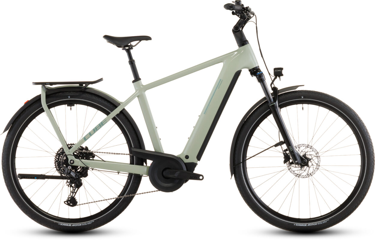 Cube Kathmandu Hybrid ONE 800 Wh pea´n´green – Bicicleta Eléctrica Trekking 2026 Barra alta