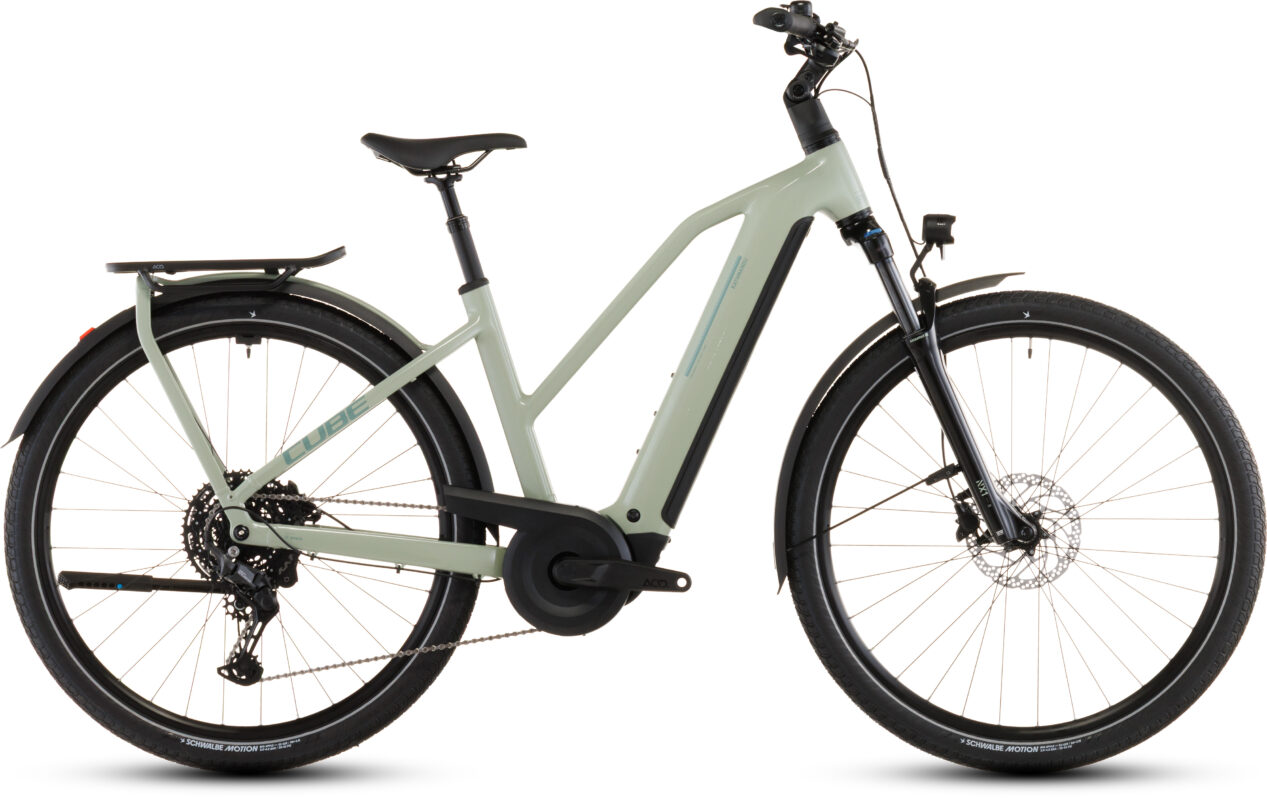 Cube Kathmandu Hybrid ONE 800 Wh pea´n´green – Bicicleta Eléctrica Trekking 2026 Cuadro semiabierto