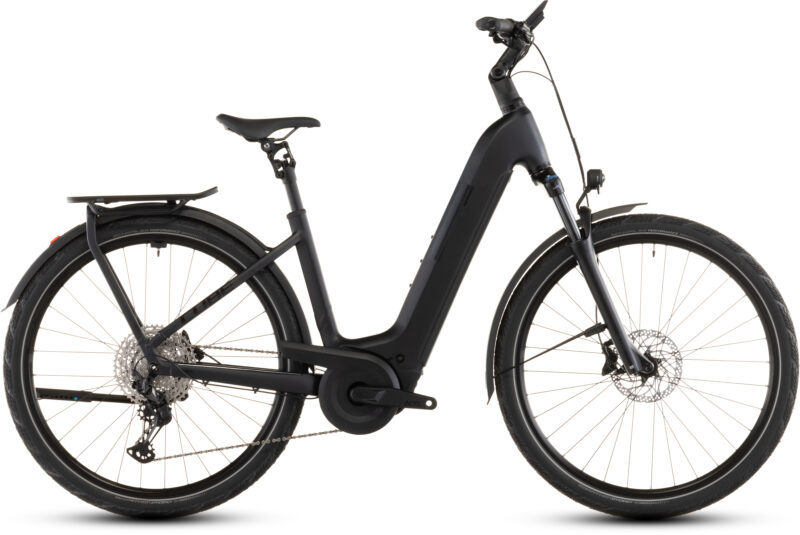 Cube Kathmandu Hybrid Pro 800 Wh coal´n´black - Bicicleta Eléctrica Trekking 2026 Cuadro abierto