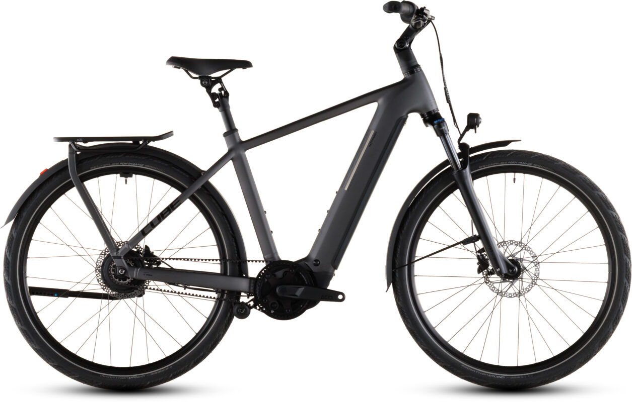 Cube Kathmandu Hybrid Comfort Pro 800 Wh slabgrey´n´black – Bicicleta Eléctrica Trekking 2026 Barra alta