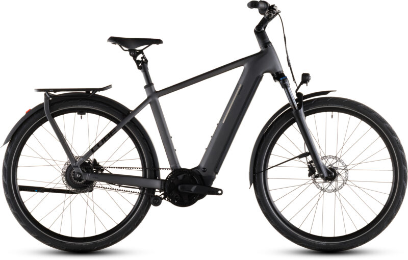 Cube Kathmandu Hybrid Comfort Pro 800 Wh slabgrey´n´black - Bicicleta Eléctrica Trekking 2026 Barra alta