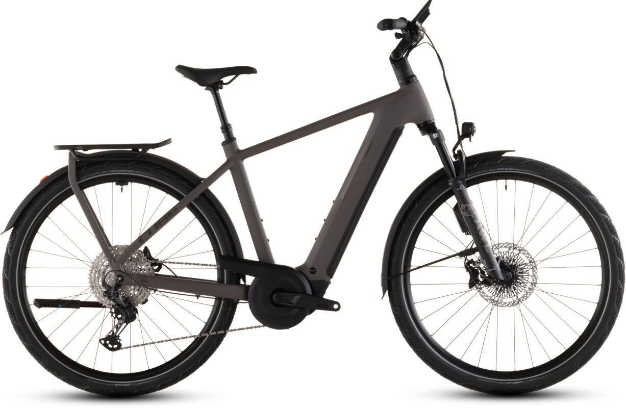 Cube Kathmandu Hybrid EXC 800 Wh cedar´n´chrome – Bicicleta Eléctrica Trekking 2026 Barra alta