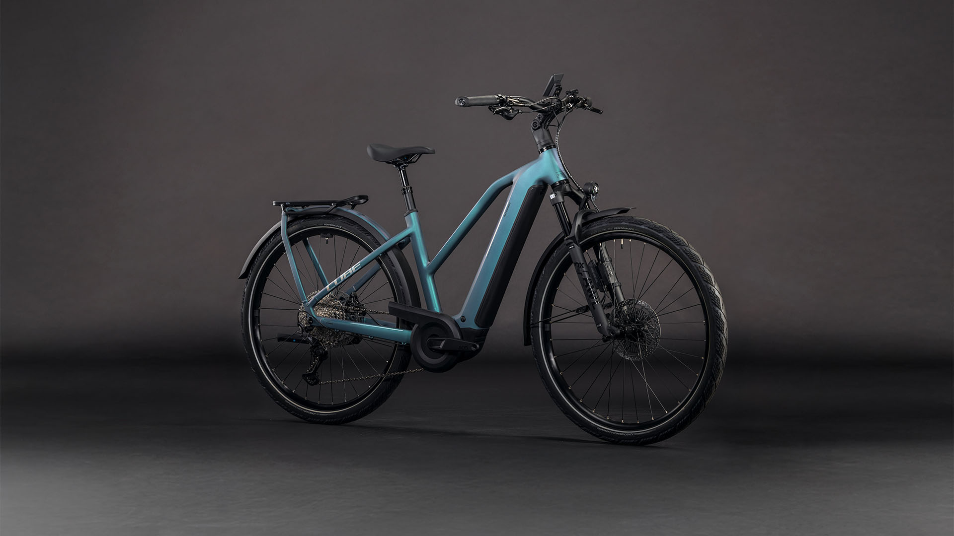 Cube Kathmandu Hybrid EXC 800 Wh smaragdgrey´n´prism – Bicicleta Eléctrica Trekking 2026 Cuadro semiabierto ebike.es Gran tienda de bicicletas eléctricas en España 6 Cube Kathmandu Hybrid EXC 800 Wh smaragdgrey´n´prism - Bicicleta Eléctrica Trekking 2026 Cuadro semiabierto - Imagen 2