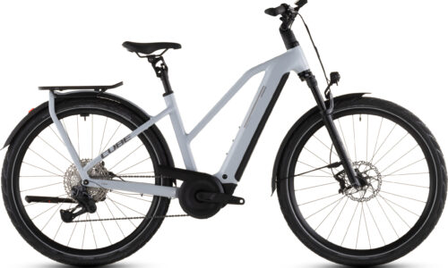 Cube Kathmandu Hybrid SLX 800 Wh foggrey´n´grey - Bicicleta Eléctrica Trekking 2026 Cuadro semiabierto