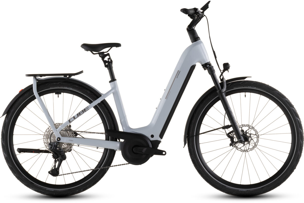 Cube Kathmandu Hybrid SLX 800 Wh foggrey´n´grey – Bicicleta Eléctrica Trekking 2026 Cuadro abierto