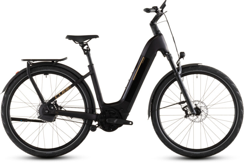 Cube Kathmandu Hybrid Comfort SLX 800 Wh solareclipse´n´gold - Bicicleta Eléctrica Trekking 2026 Cuadro abierto