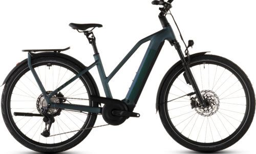 Cube Kathmandu Hybrid SLT 800 Wh duskwood´n´goblin - Bicicleta Eléctrica Trekking 2026 Cuadro semiabierto