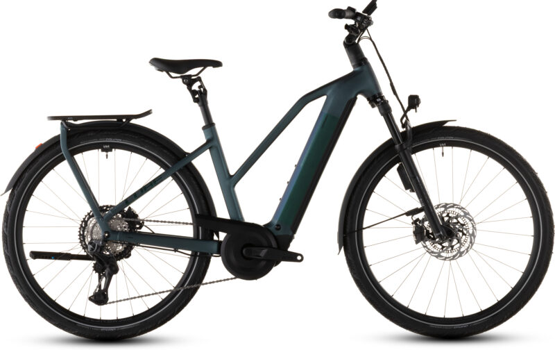 Cube Kathmandu Hybrid SLT 800 Wh duskwood´n´goblin - Bicicleta Eléctrica Trekking 2026 Cuadro semiabierto
