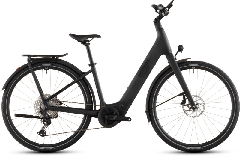 Cube Kathmandu Hybrid C:62 SLX 400X liquidblack´n´bluedust - Bicicleta Eléctrica Trekking 2026 Cuadro abierto