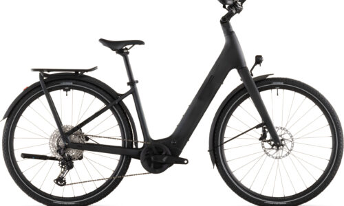 Cube Kathmandu Hybrid C:62 SLX 400X liquidblack´n´bluedust - Bicicleta Eléctrica Trekking 2026 Cuadro abierto